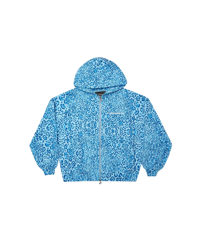 Alvona™ Beast Zip Up Hoodie Blue